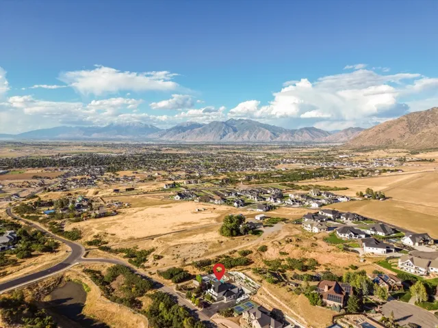 Expansive mountain and valley backdrop