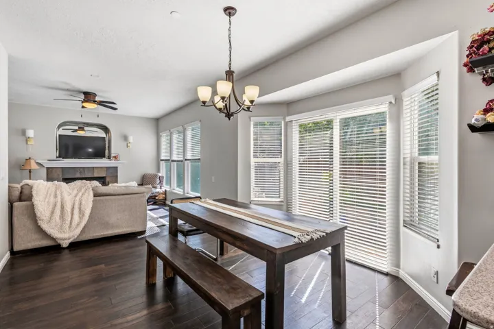 Hardwood-style flooring throughout
