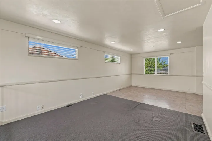 Family Room, Dining, windows provide natural light