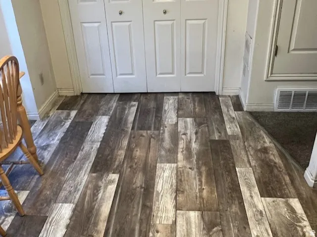 New flooring, pantry