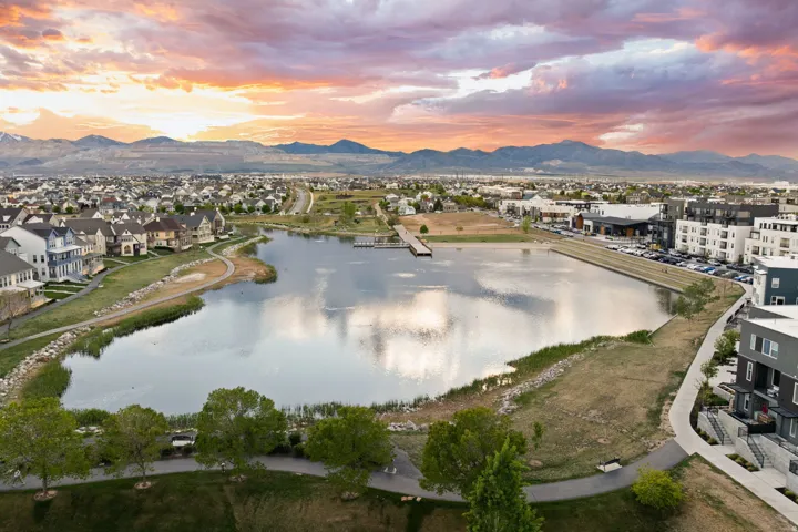 Daybreak Lake at Sunset