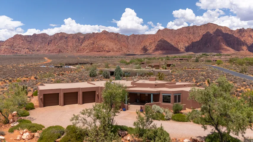 Southwestern-style architecture with a flat roofline