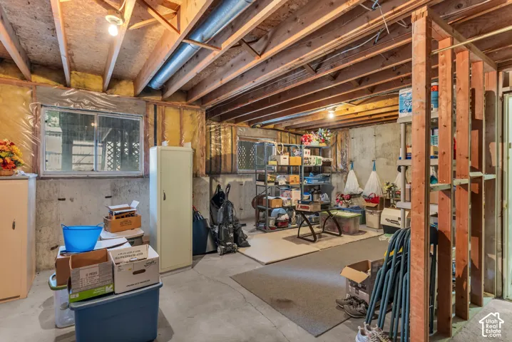 Basement stubbed for another bathroom