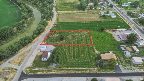 Expansive green land parcel