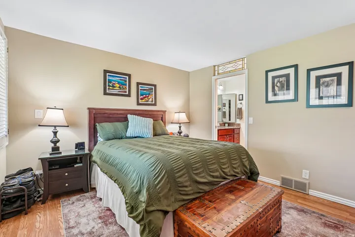 Hardwood-style flooring throughout