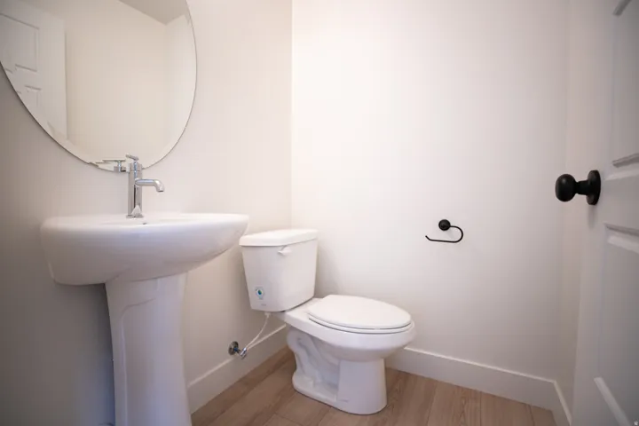 Main floor powder room