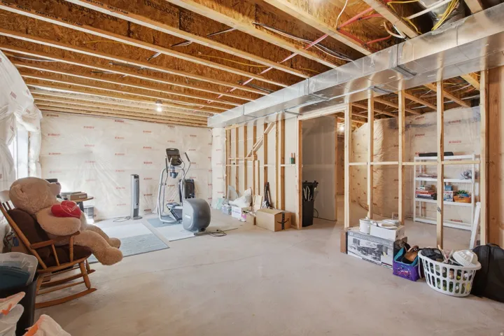 Unfinished basement