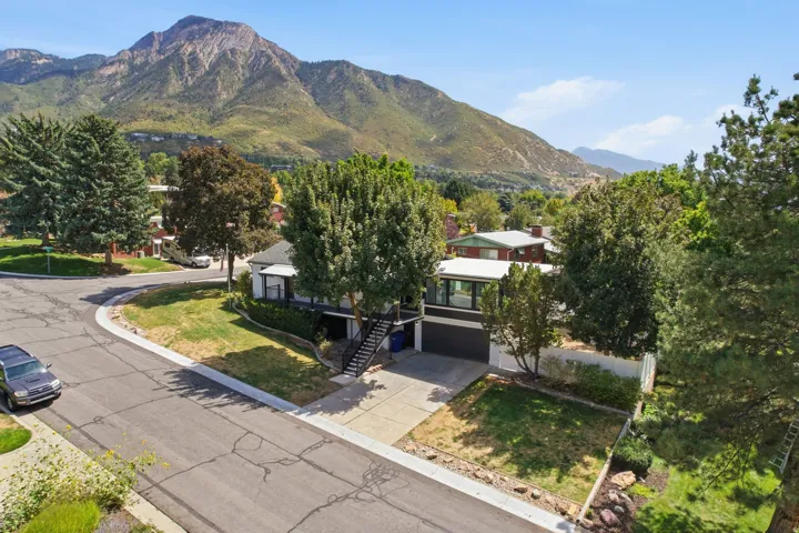 Spacious corner lot, mature trees, and spectacular mountain views