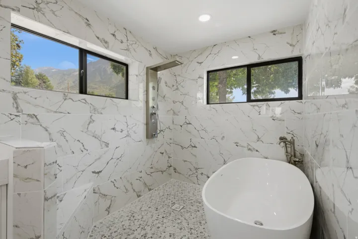 Stylish multi-function shower panel