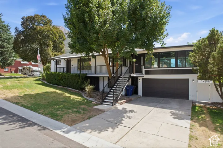 Mid-century modern structure with a classic charm