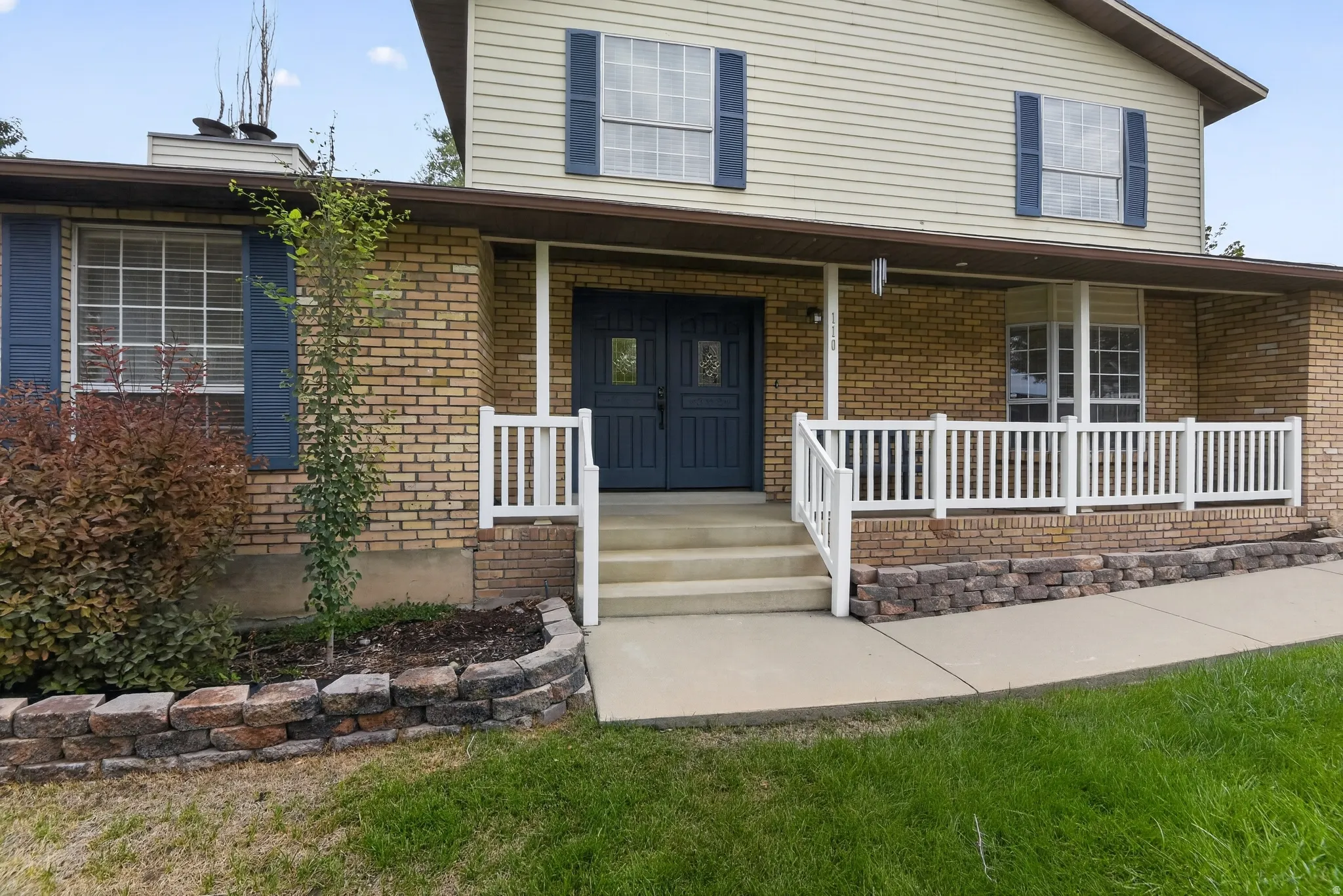 Watch sunsets from this expansive porch!