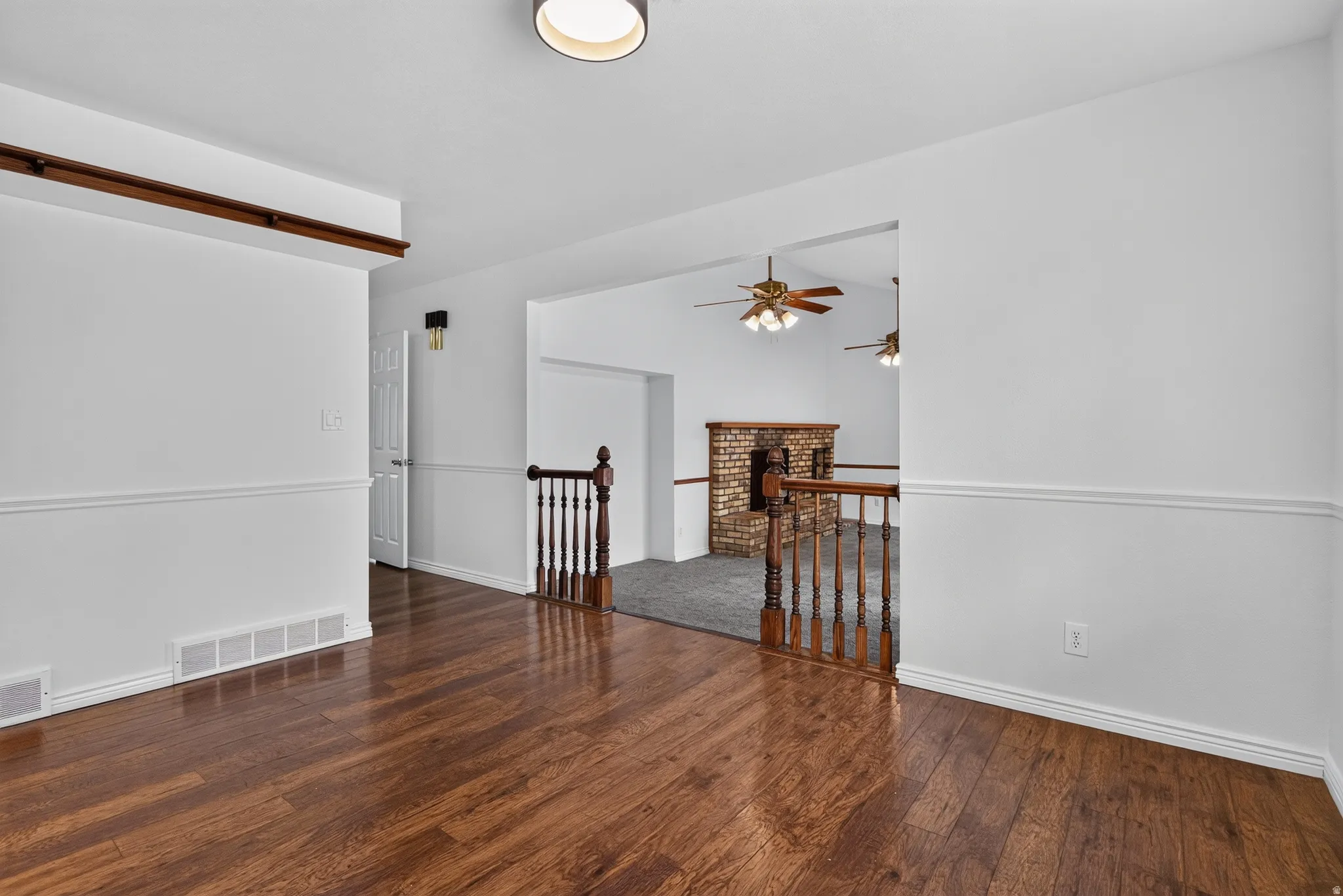 Dining area next to family room