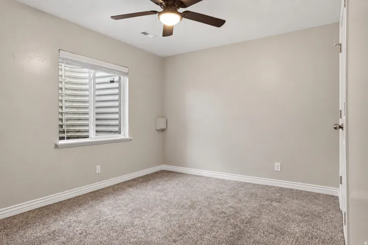**basement bedroom without virtual staging**
