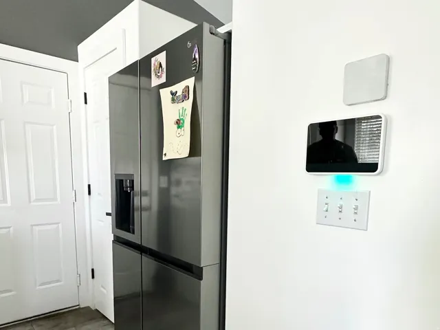 Refridgerator is 5 years old and will stay with property. Smart thermostat as well.