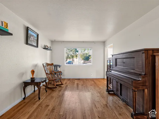 Hardwood flooring with a natural finish