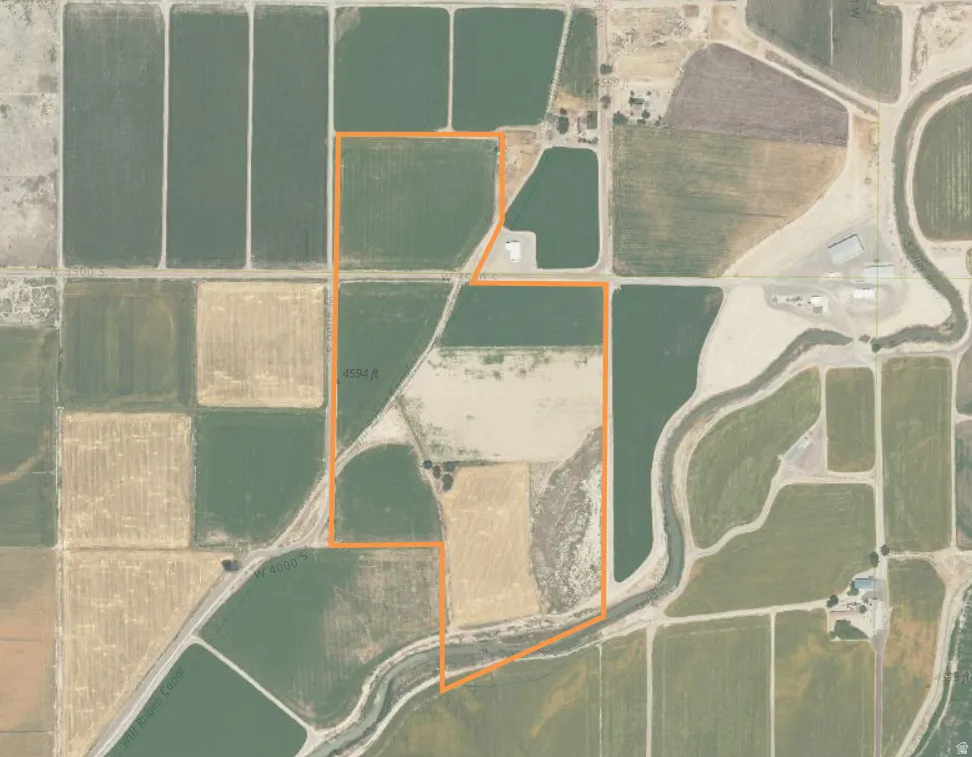 Approximate outline of farm