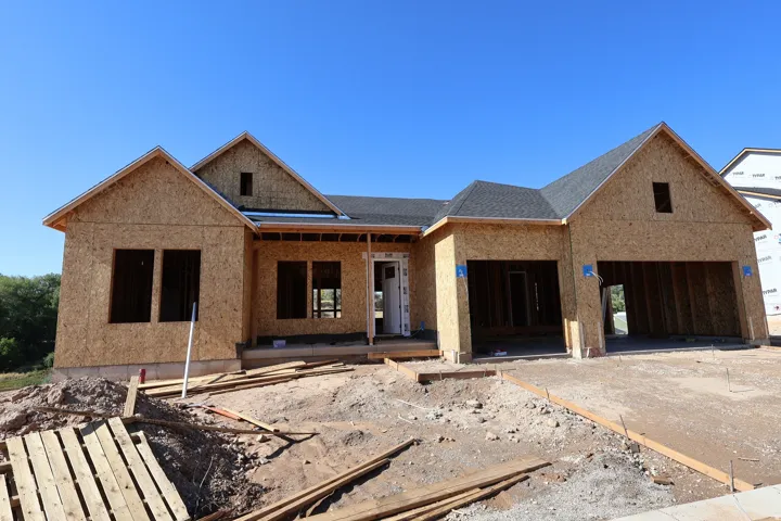 New construction Rambler with walk out basement