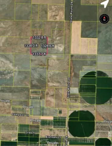 Plat Map. Illustrating the property's boundaries and dimensions with surrounding land parcels and thoroughfares