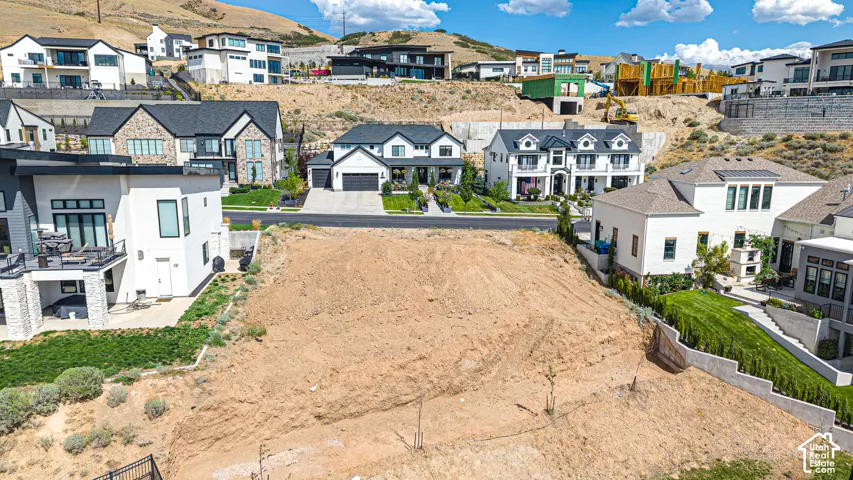 Expansive open lot with a gentle slope