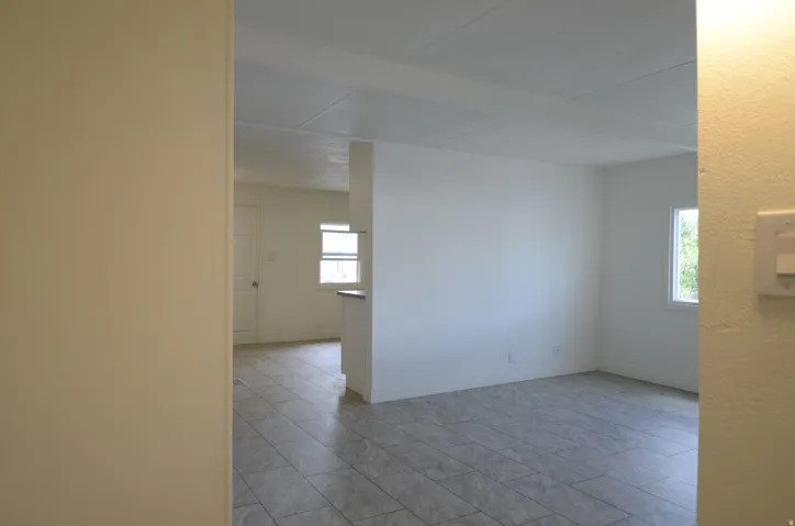 Tile flooring throughout