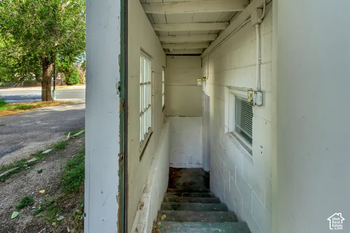 Downstairs unit entrance