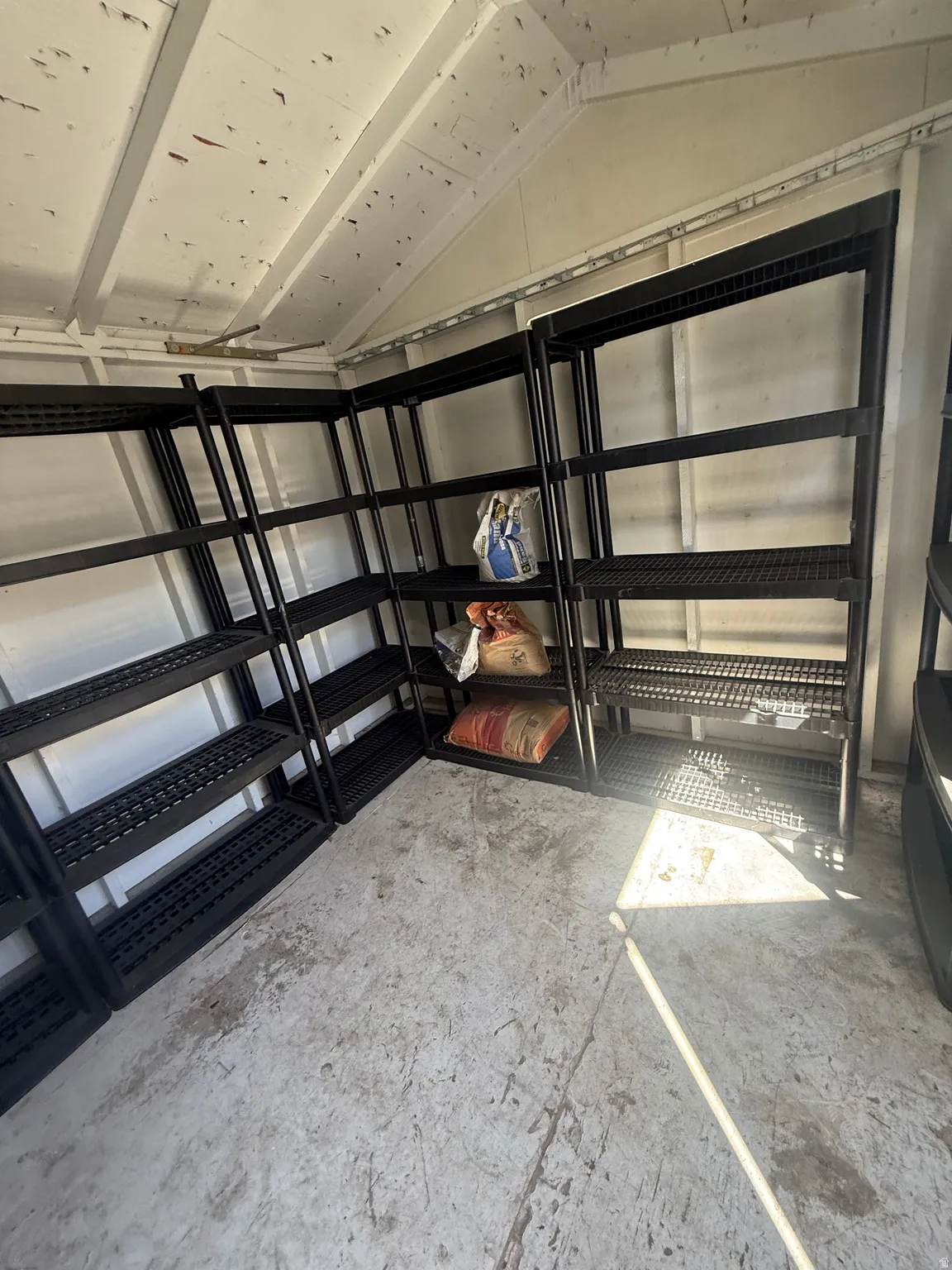 Additional contentStorage shed with great storage shelves