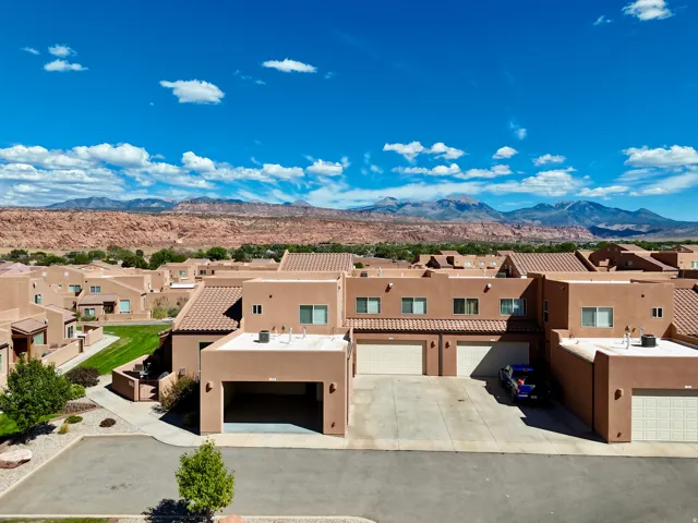 Southwestern-style architecture with stucco exteriors and tile roofs