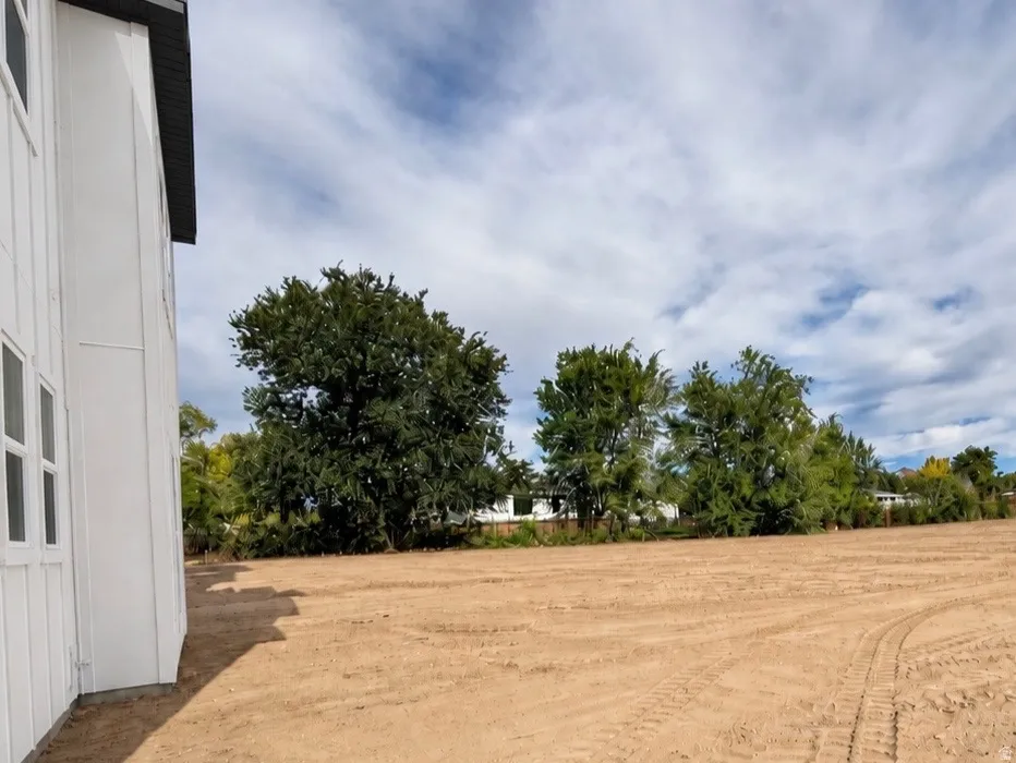 Good sized back yard.