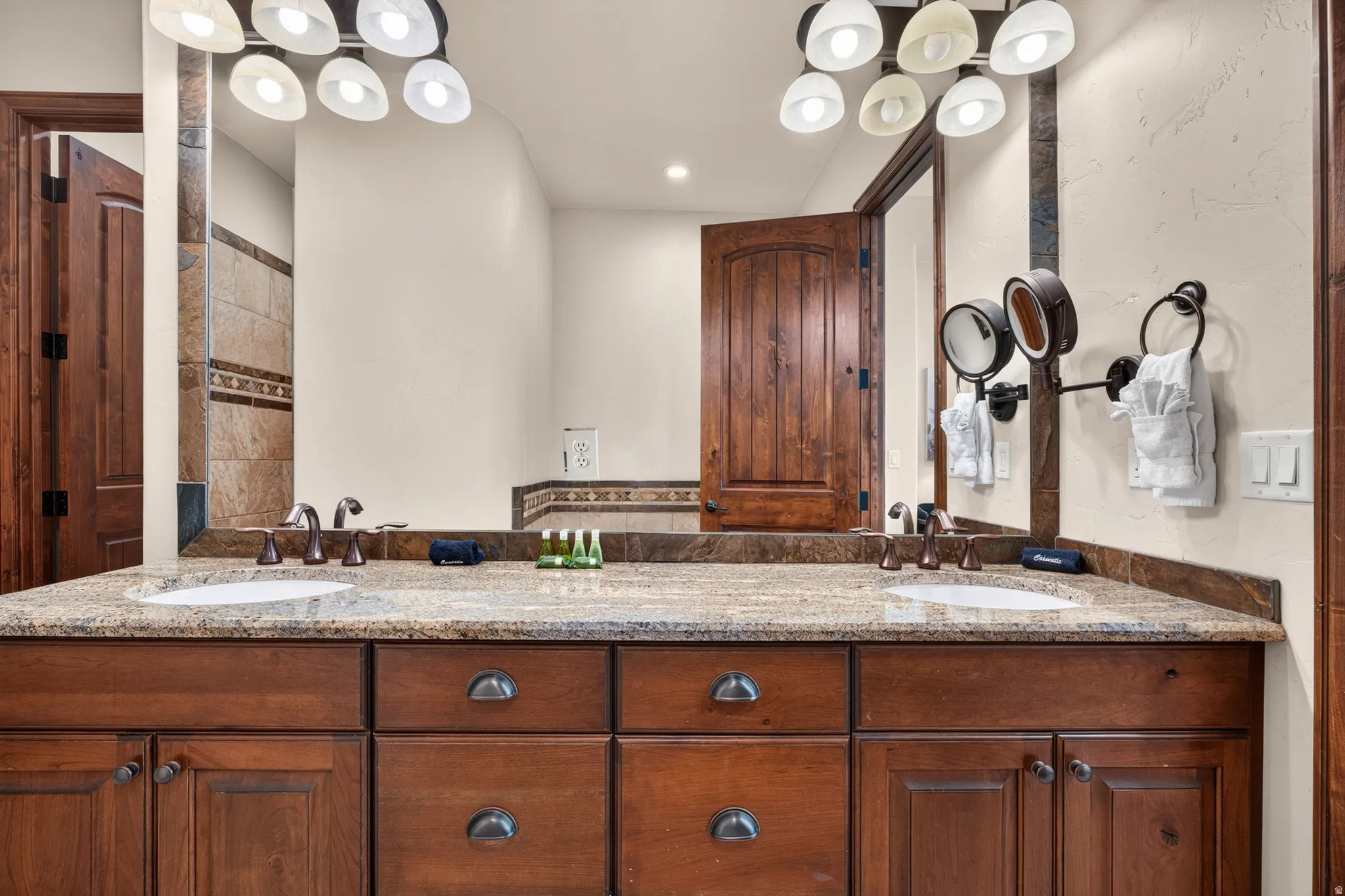 Master Bathroom with dual sinks