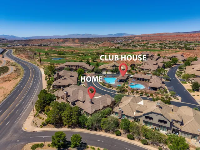 Prime location for the club house and pool