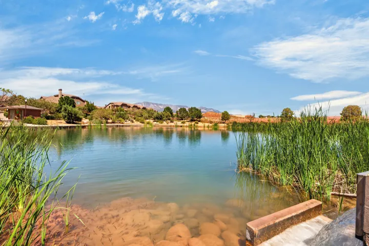 Stocked fishing pond that is enjoyable for all ages