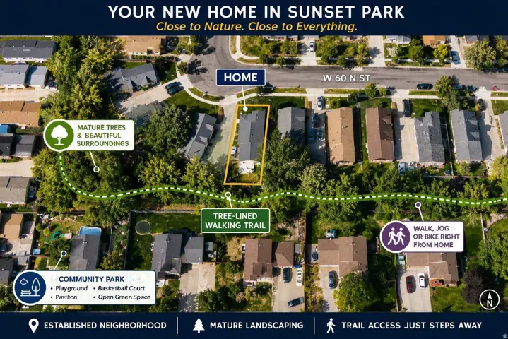 Promotional Aerial Map. Illustrating the location of the property within its environment, highlighting nearby features and access points