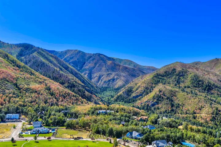Mountainous terrain with natural vegetation