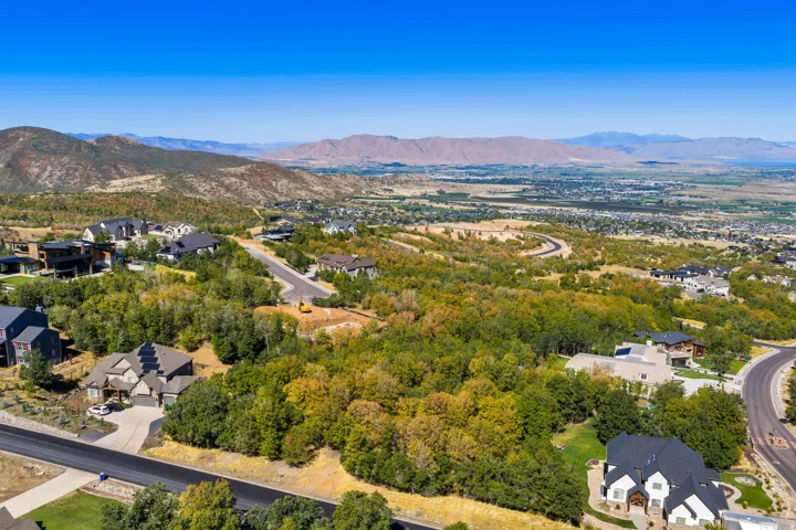 Expansive land parcel within a developed residential area