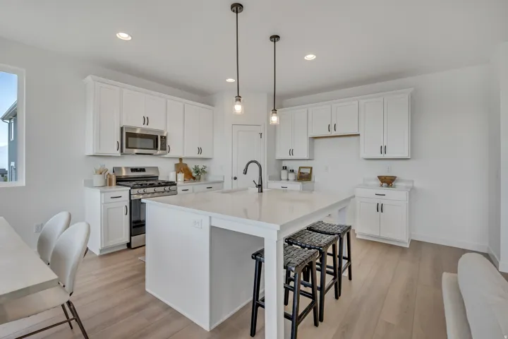 Different finished Edgewater home. Options/colors/features may differ from the actual home for sale.
