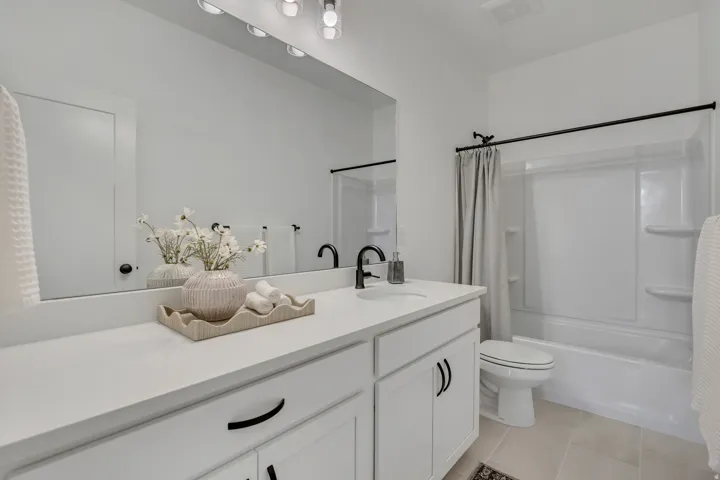 Different finished Edgewater home. Options/colors/features may differ from the actual home for sale.