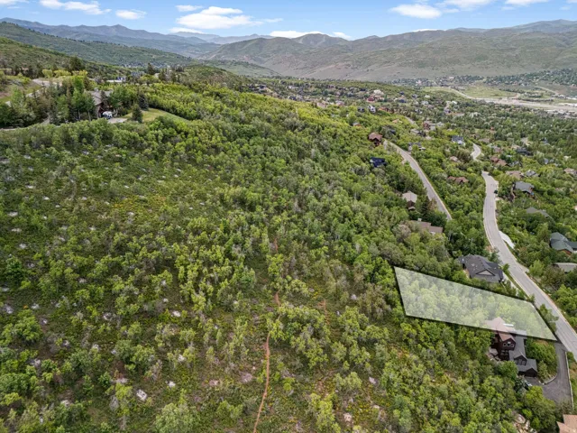 The reason to build here - open views across the Snyderville Basin to the ridgelines beyond.