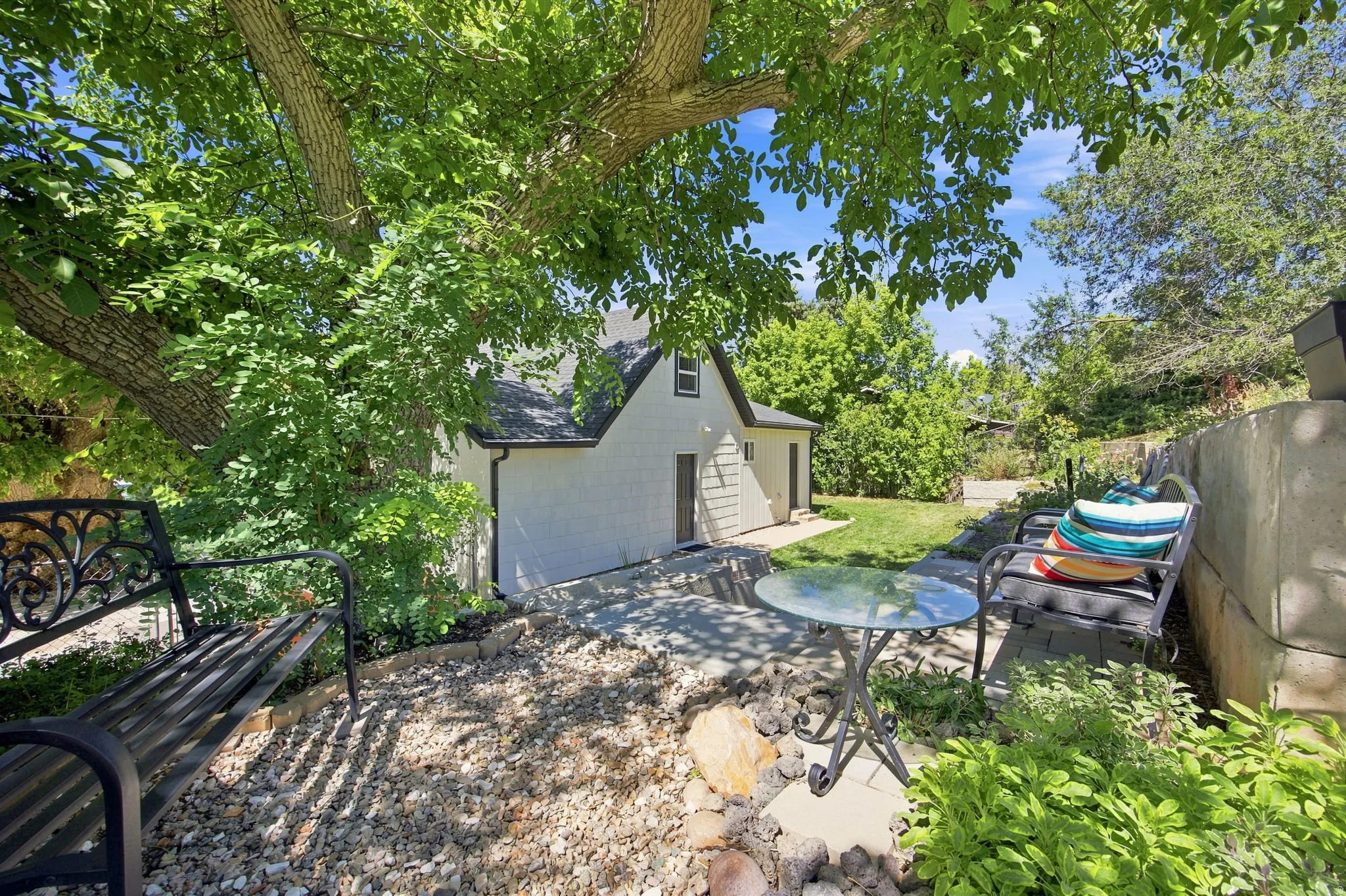 Shaded, Second Patio