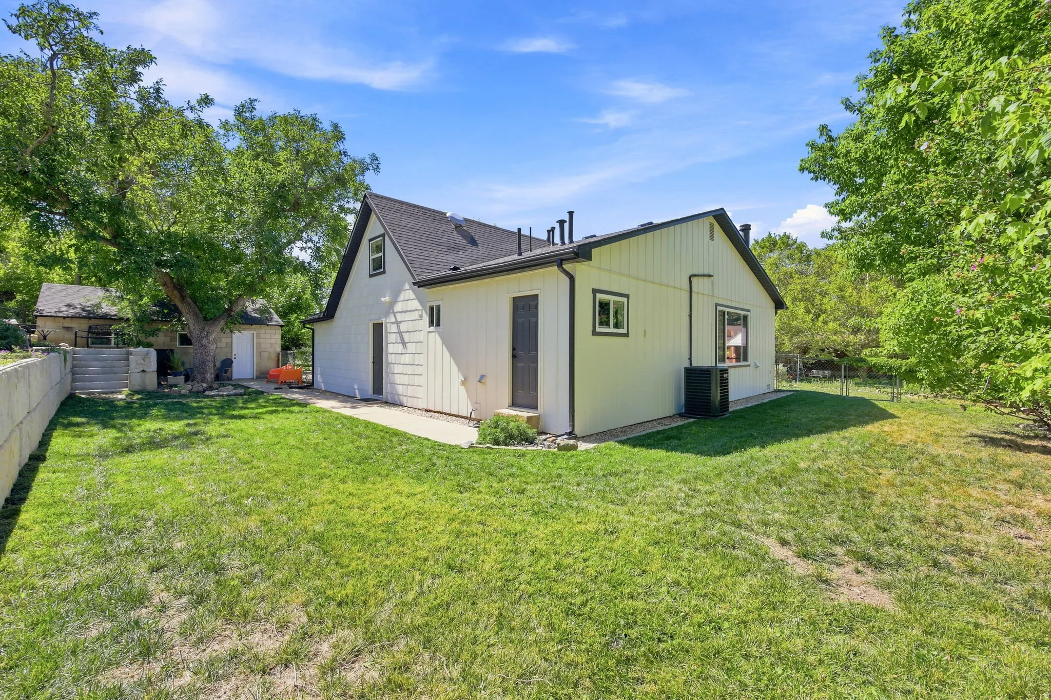Flat section of Backyard