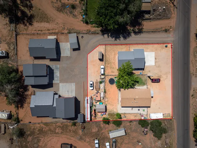 Subject property outlined in red