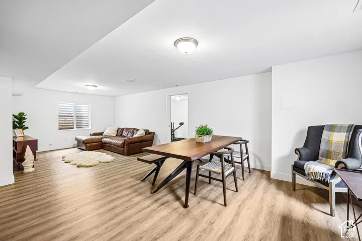 Spacious gathering space with room for games and fun.
