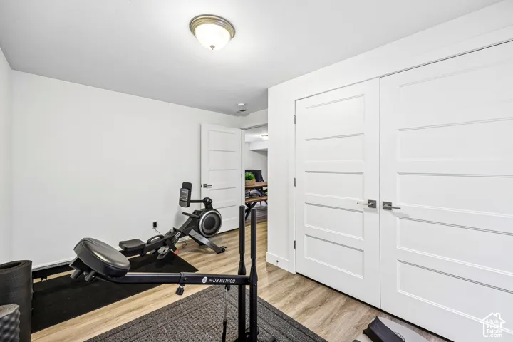 5th bedroom featuring an oversized closet.