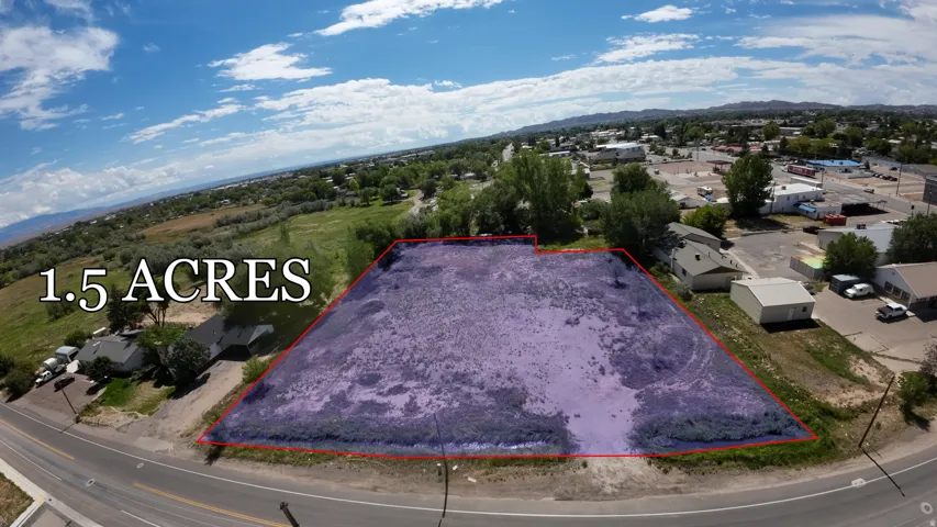 1.5-acre parcel with surrounding commercial development