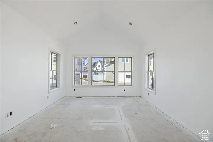 Primary Bedroom w/Vaulted Ceiling