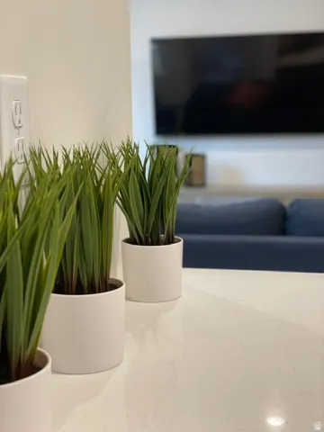 White countertop surface
