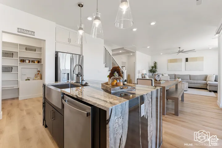 PHOTOS ARE OF A PREVIOUS MODEL HOME featuring the same floor plan and are provided for illustrative purposes only. Colors, finishes, fixtures, and selections may vary. Home will be delivered unfurnished