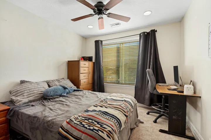 One of four bedrooms upstairs!