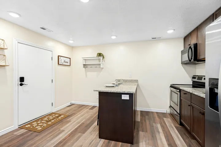 Welcome to the recently finished basement apartment!