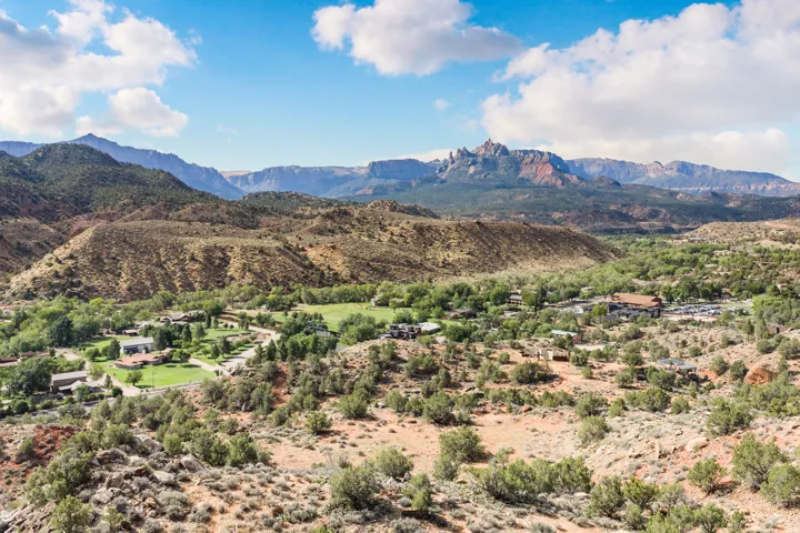 Mountainous landscape with expansive valleys and natural terrain