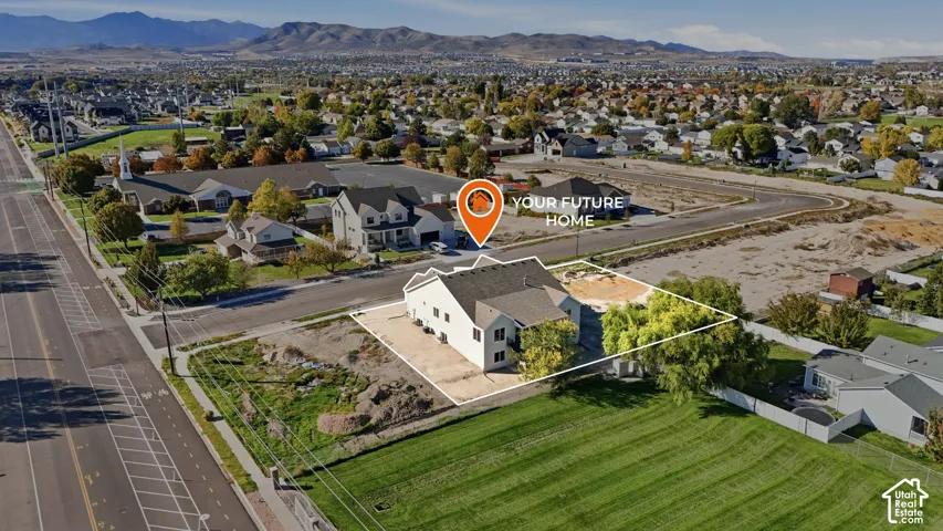Lehi city park backs up to this home. This is one of two lots that will have direct access to the park.